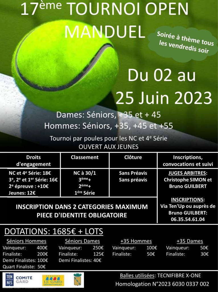 TENNIS CLUB 17ème tournoi open