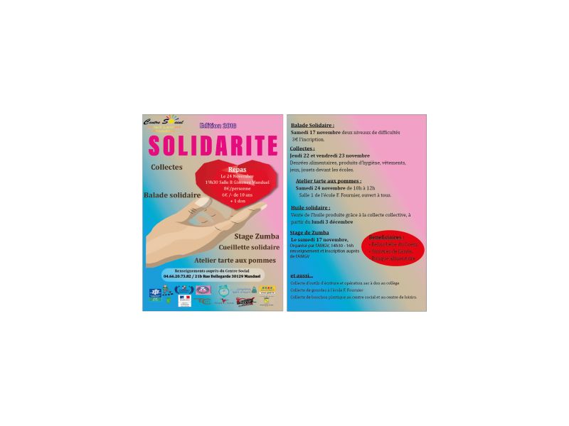 Campagne solidarité 2018